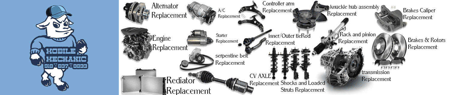 Chapel Hill NC Mobile Mechanic Banner - On-Site Car Repair and Roadside Assistance